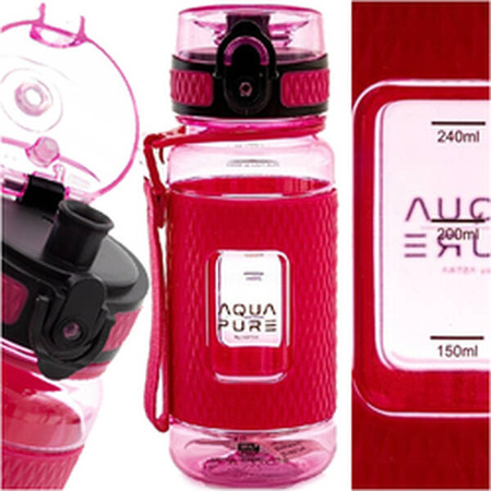 Bidon AQUA PURE by ASTRA 400ml neon/pink 201221