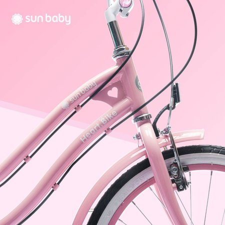 Rowerek 20 cali Heart bike 6-biegowy przerzutka Shimano różowy 645755 Rower