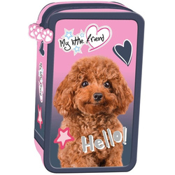 PIÓRNIK POTRÓJNY Z WYPOSAŻENIEM MY LITTLE FRIEND HELLO DOG 668401