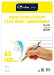 Papier kancelar.a3 a'100 linia 160041
