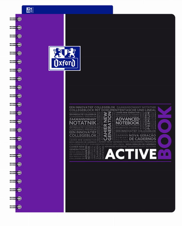 Kołonotatnik Oxford A4+ 80k krata Student 056654