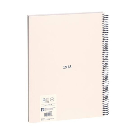 Zeszyt Notes na spirali A4 80k seria 1918 beżowy 104827