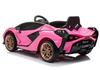 Auto na akumulator Lamborghini Sian Różowy 450699