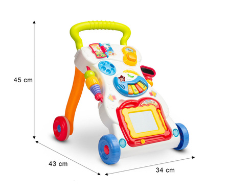 Toyz Zabawka edukacyjna pchacz muzyczny rainbow 398013
