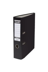 Bantex budget classic segregator a4 - dźwigniowy - grzbiet 7,5cm - folia polipropylenowa - wyklejka papierowa - czarny