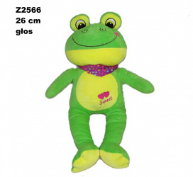 Plusz żaba z głosem 25cm 163998