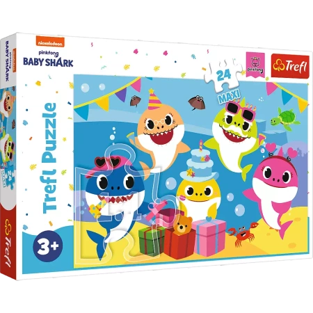 Puzzle Trefl 24 maxi Wesołe Baby Shark