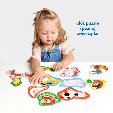CzuCzu Puzzle do pary Moje Zwierzątka 18 mies.+ 494157