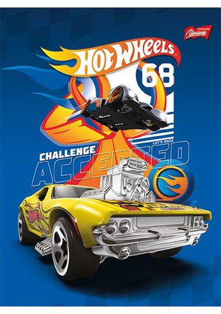 Zeszyt A5 16k krata laminowany HOT WHEELS MATTEL Unipap 000363