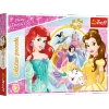 Puzzle Trefl 100 Glitter Wspomnienia Belli i Arielki 148190