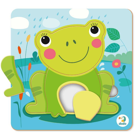 Puzzle Sorter Mini 5 El. Żaba 243012