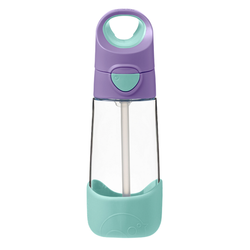 B.Box Butelka tritanowa ze słomką 450ml Lilac Pop 004462