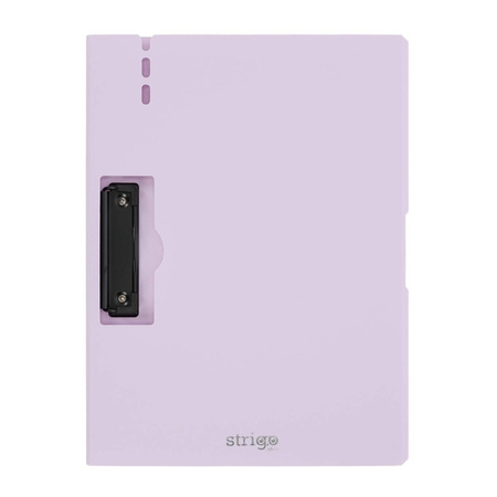 Strigo Deska z klipem bocznym A4 liliowa 812386