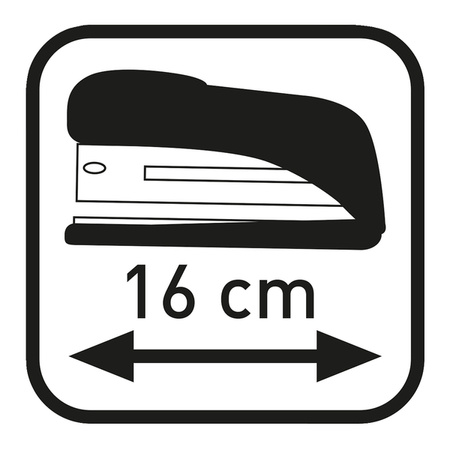 Herlitz Zszywacz metalowy 24/6 16cm 582085