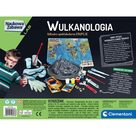 Clementoni Naukowa zabawa Wulkanologia 508938