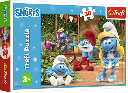 Puzzle Trefl 30 Smerfy Smerfetka i Smerfy 183122