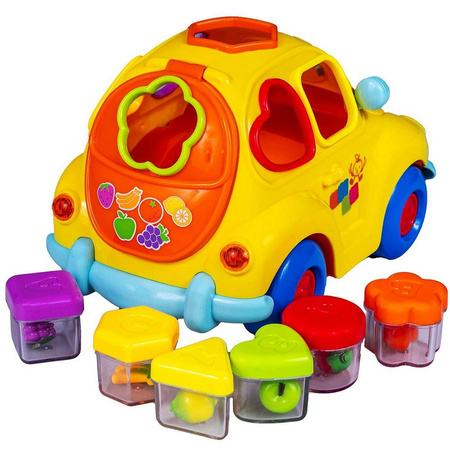 Zabawne auto z muzyką i światłem Smily Play 836689