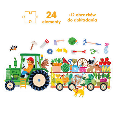 CzuCzu Moto puzzle Traktor 2+ 3+ 493211