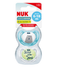 Nuk smoczki uspokajające silikonowe 0-6m-cy hello adventure 2szt 361459
