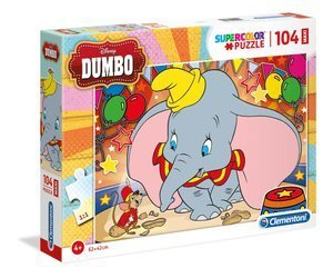 Clementoni puzzle 104 maxi super kolor dumbo
