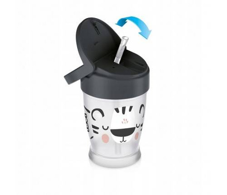 Lovi mój kubek ze słomką junior 250ml salt&pepper 353562