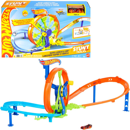 Hot Wheels JBX65 Wyścigowa turbo pętla 266357