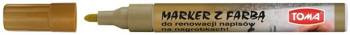 Marker z farbą TO-448 złoty do renowacji napisów na nagrobkach