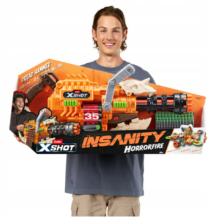 Zuru X-SHOT Insanity Horror Fire Dread Hammer 064233