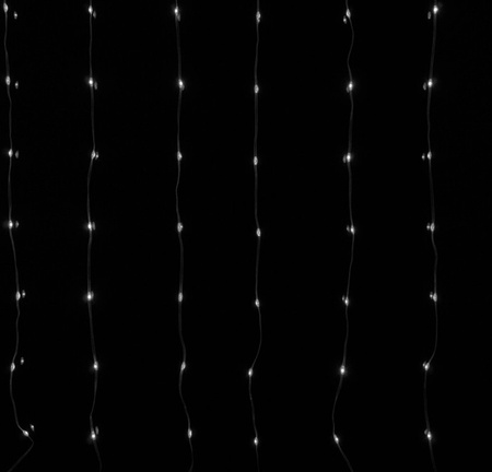 Magiczna kurtyna 200 led 2m x 1m 6500K DC5V 616220