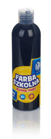 Farba astra 250ml czarna szkolna 108230