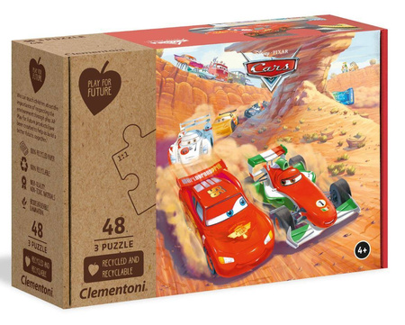 Clementoni puzzle 3*48 cars