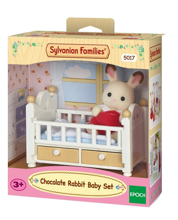 Sylvanian families 5017 zestaw dziecko królik + łóżeczko