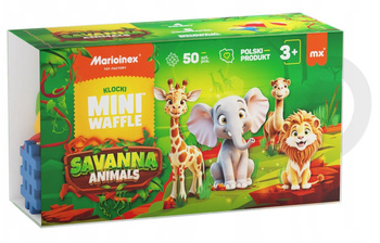 Mini Waffle Animals Savanna 50 el. 907078