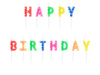 Świeczki urodzinowe Happy Birthday 13szt 2,5cm mix kol 131002