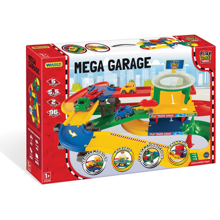 Play tracks garage mega garaż z trasą 53140