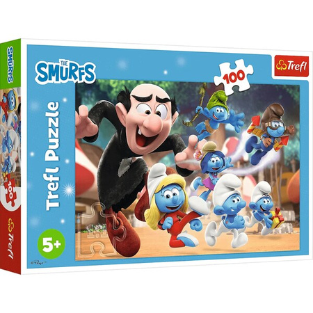 Puzzle Trefl 100 Nauki Papy Smerfa 164817
