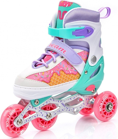 Rolki Meteor Cream 4w1 L 38-41 062610