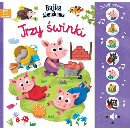Naciśnij i posłuchaj! Bajka dźwiękowa Trzy świnki 138122