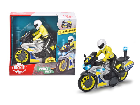 Dickie SOS motocykl policyjny światło dźwięk 17 cm