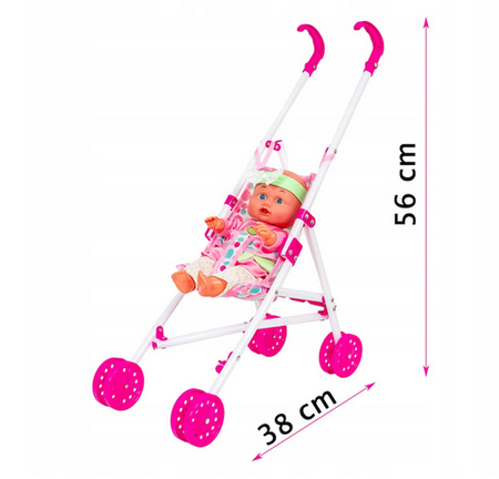 Lalka Julka 30cm w wózku 844820
