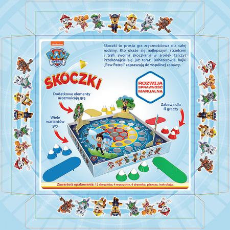 Gra trefl skoczki paw patrol 019049
