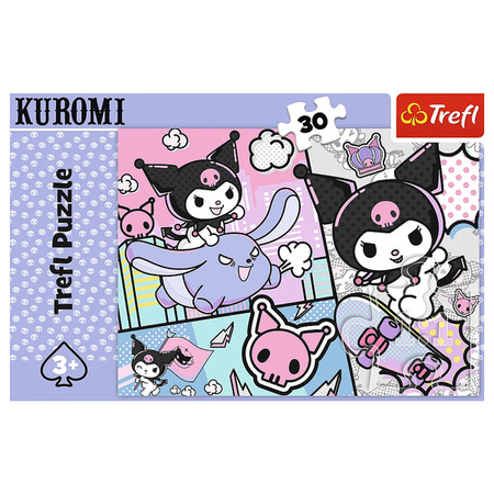 Puzzle Trefl 30 Zabawy z Kuromi Hello Kitty 183252