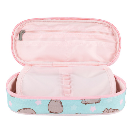 PIÓRNIK SASZETKA USZTYWNIONA Z WEWNĘTRZNĄ KLAPKĄ PUSHEEN MINT 679537