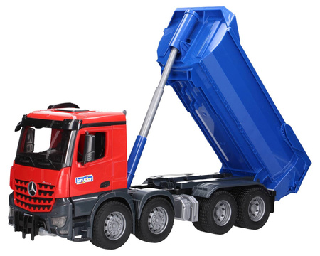 Bruder 03621 Mercedes Benz Arocs wywrotka niebieska