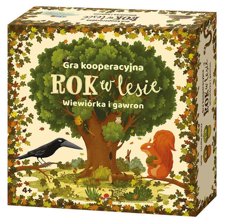 Rok w lesie. Wiewiórka i gawron ZABAWKA 479540