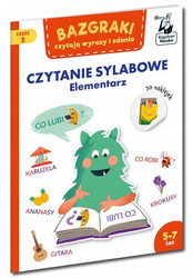 Książeczka Bazgraki Czytanie sylabowe Elementarz 5-7 lat 044010