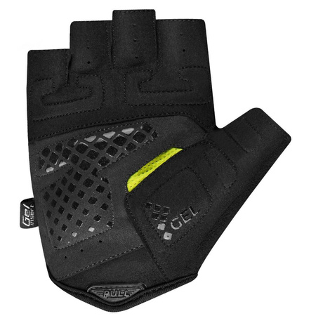Rękawiczki rowerowe męskie EXPERT XL czarno zielone 410764