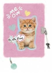 Pamiętnik z kłódką włochacz A5 96K My Little Friend pastel Kitty 663826