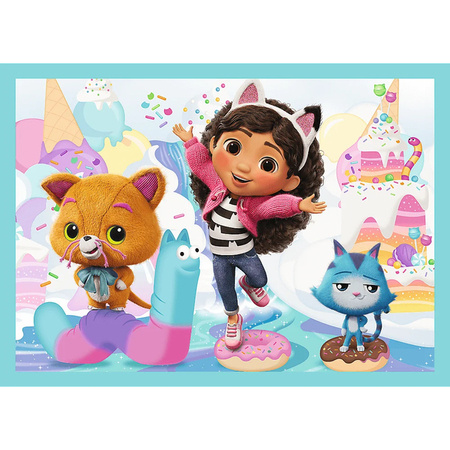 Puzzle Trefl 4w1 Gabby's great adventure 346701