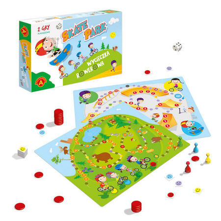 Gra Rodzinna Planszowa Skate Park wycieczka Rowerowa 026535